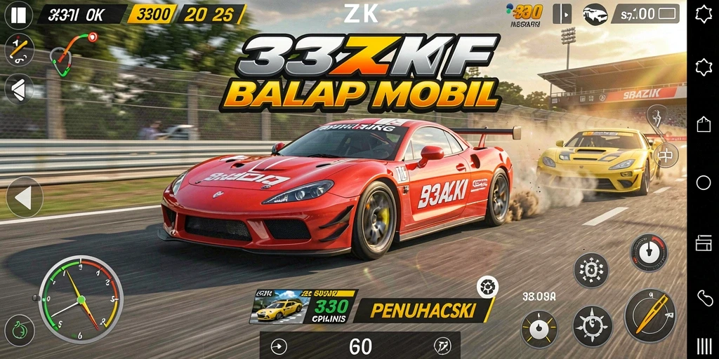 Gameplay seru balapan mobil dengan grafik menawan.