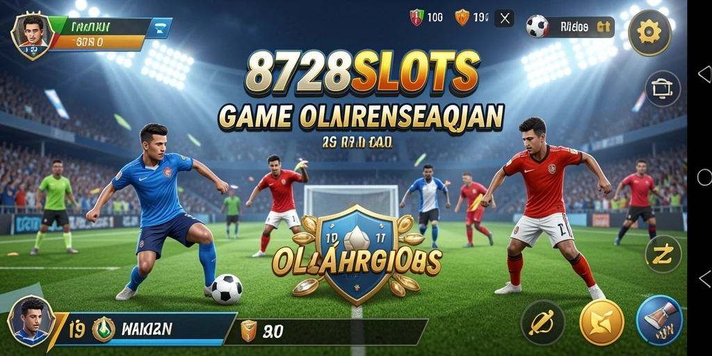 Tangkapan layar utama 8728SLOTS menampilkan gameplay olahraga yang mengasyikkan.