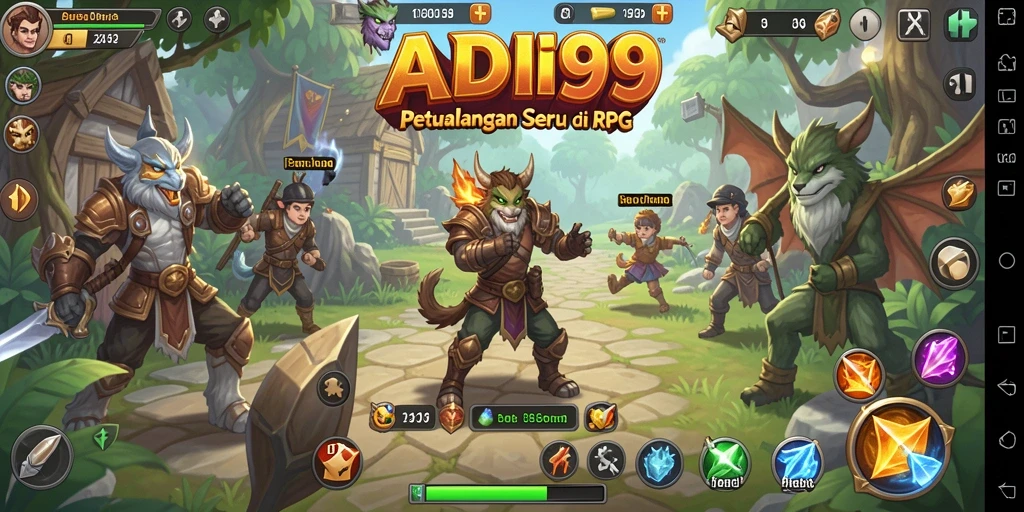 Tampilan gameplay menegangkan dengan aksi RPG yang seru.