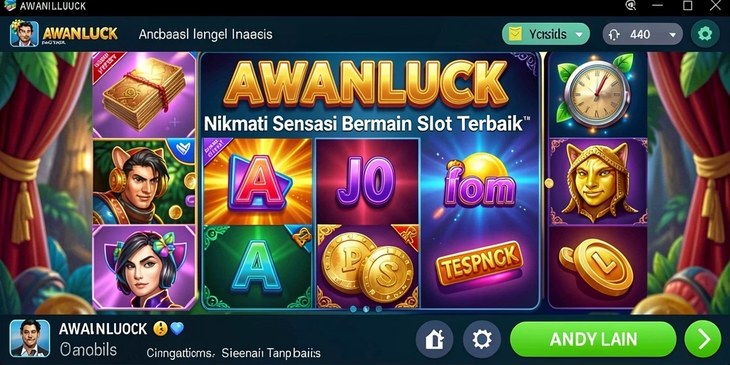 Tampilan gameplay yang menarik dari AWANLUCK Slot.