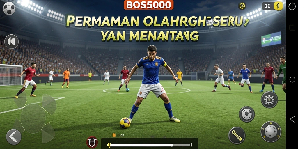 Tampilan gameplay menarik di BOS5000 dengan aksi olahraga seru.