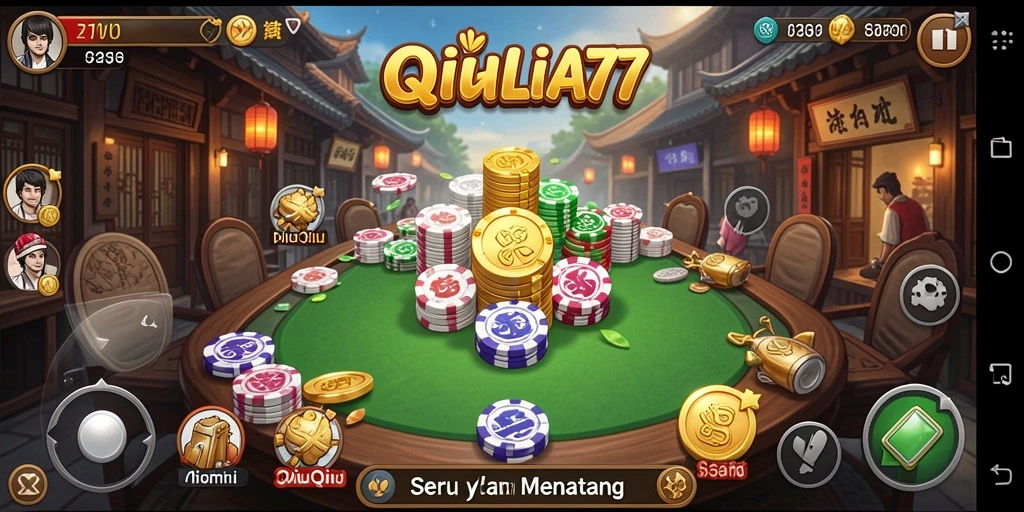 Screenshot gameplay QiuQiu yang menarik dan seru.