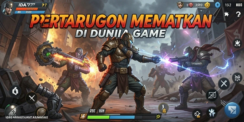 Screengrab dari gameplay pertarungan mendebarkan IDA777.