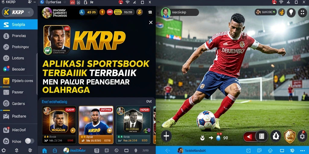 Tampilan gameplay Sportsbook yang menarik dan dinamis di KKRP.