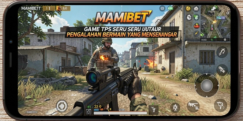 Tangkapan layar gameplay MAMIBET yang menunjukkan aksi seru dalam TPS.