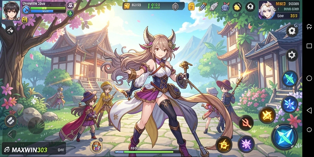 Tangkapan layar utama MAXWIN303 yang menunjukkan pengalaman gameplay Anime.