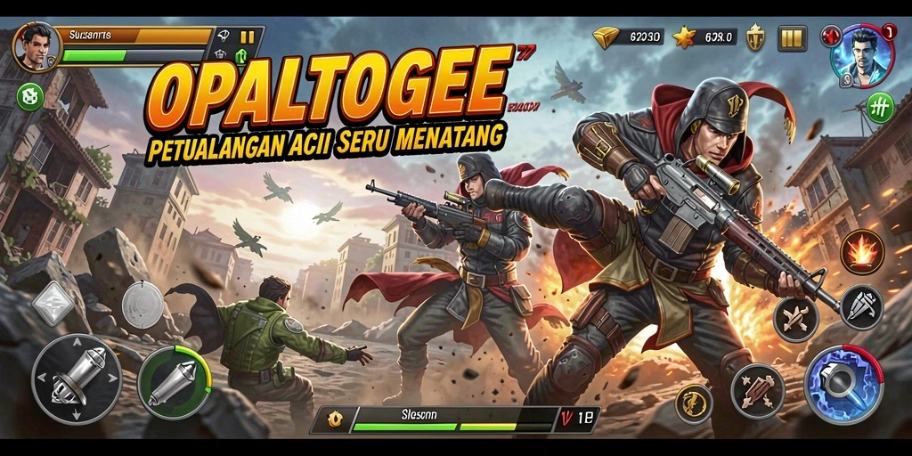 Tampilan gameplay OPALTOGEL yang penuh aksi dan seru.