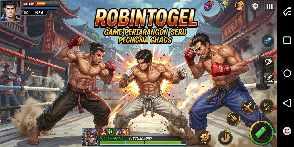 Gameplay seru dan mendebarkan dalam ROBINTOGEL