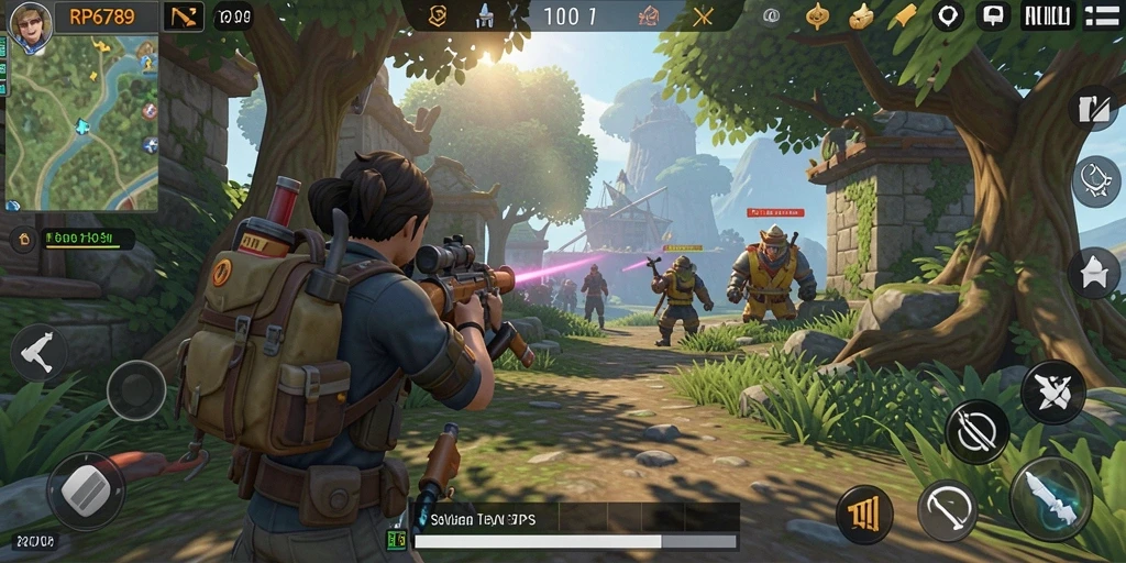 Gameplay menegangkan di RP6789 dengan aksi tempur seru.