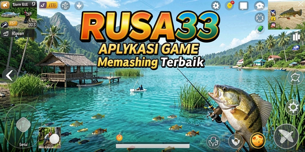 Gameplay seru memancing ikan di RUSA33.