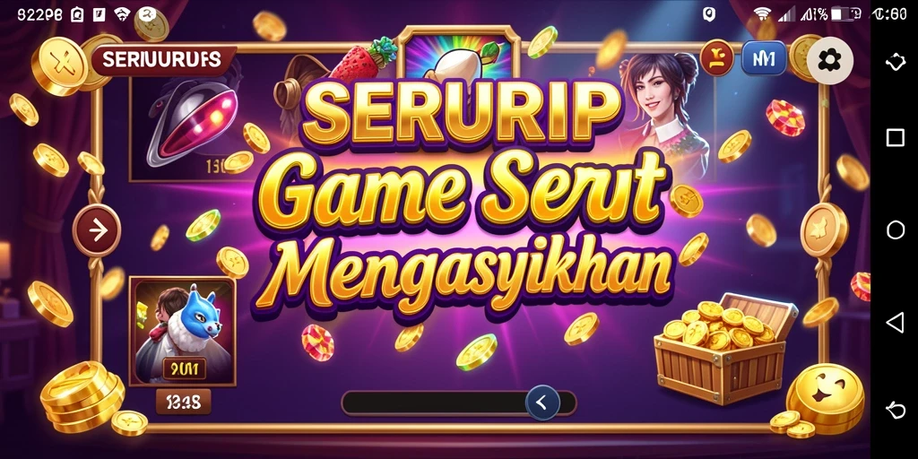 Screenshot gameplay SERURP yang menarik dan penuh warna.