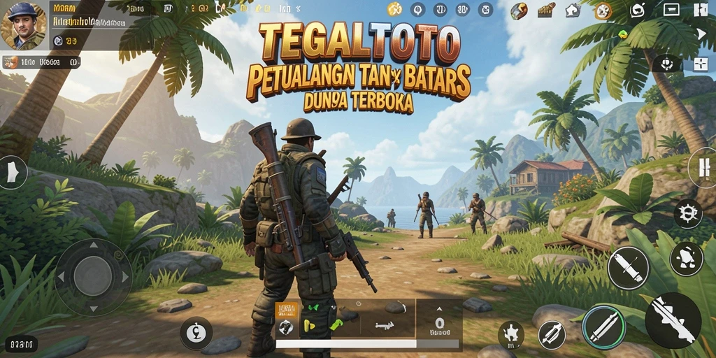 Tampilan gameplay Open World di TEGALTOTO yang memukau.